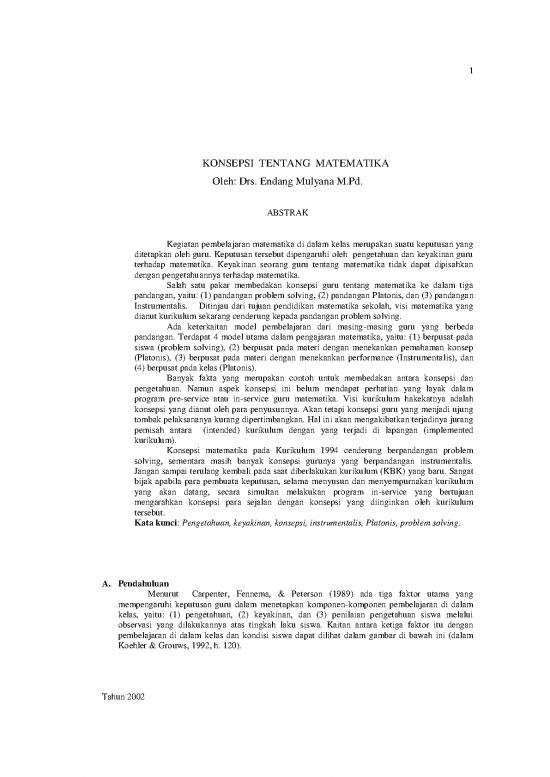 picture_Pembelajaran Pdf 8071 | Konsepsi Tentang Matematika | Matematika